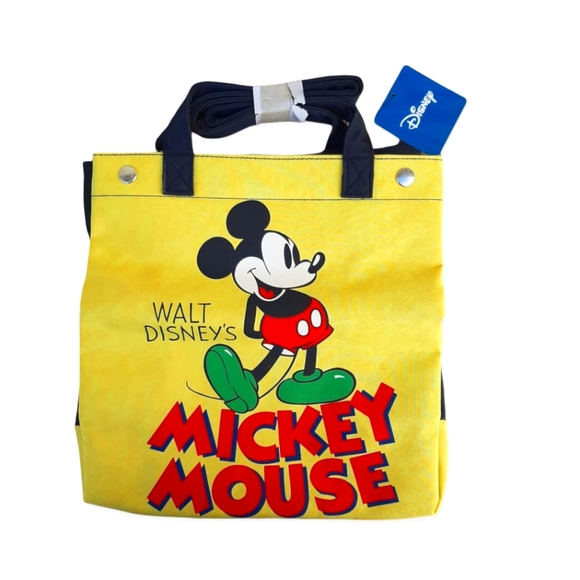 Disney Handbags - Walt Disney Mickey Mouse Shopper Tote NWT Yellow